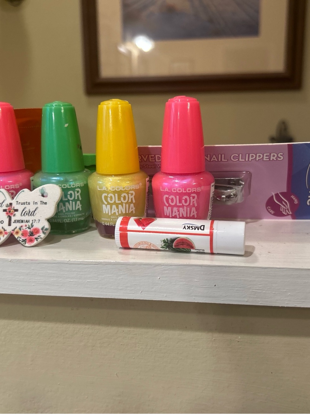 Color Mania Bright Pink, Green & Yellow Press-On Nail Set